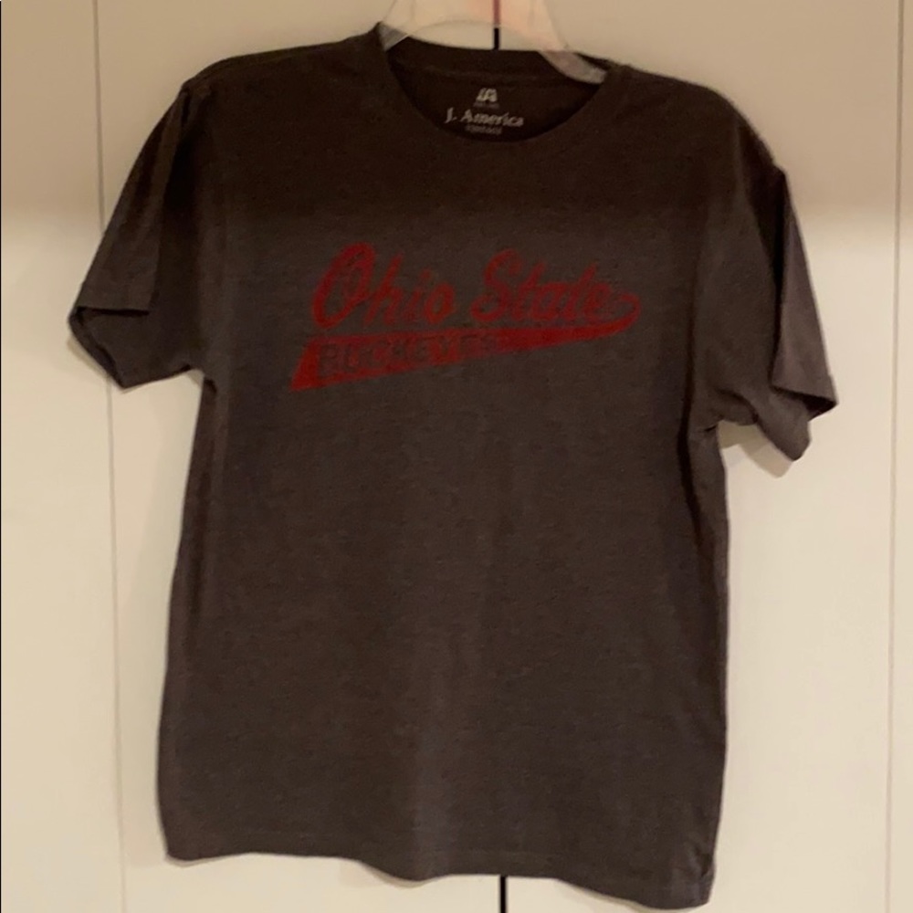 NCAA Ohio State Buckeyes Heather Gray T-Shirt